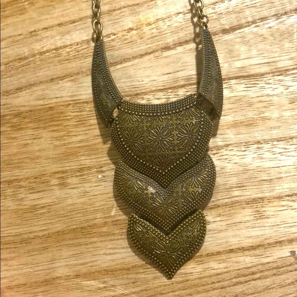 Paparazzi Brass Necklace and Earring Set